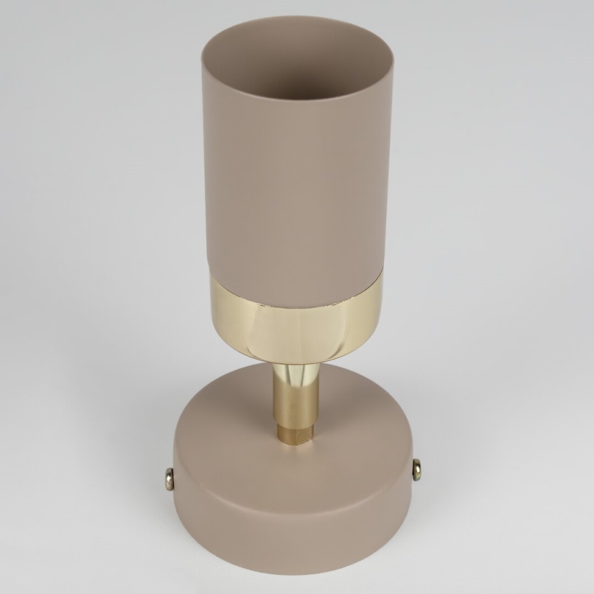 Brilagi - Wall spotlight POKER 1xGU10/25W/230V beige/gold