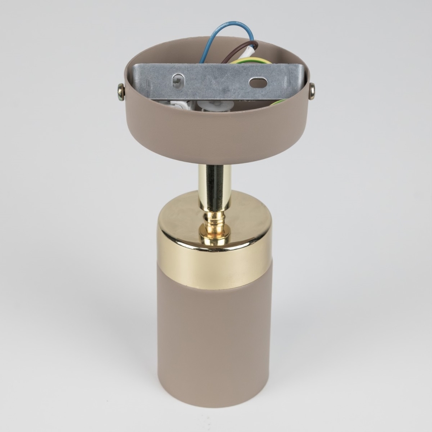 Brilagi - Wall spotlight POKER 1xGU10/25W/230V beige/gold