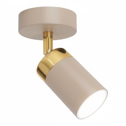 Brilagi - Wall spotlight POKER 1xGU10/25W/230V beige/gold