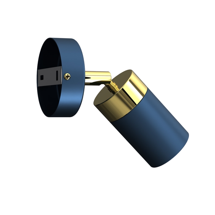 Brilagi - Wall spotlight POKER 1xGU10/25W/230V blue/gold