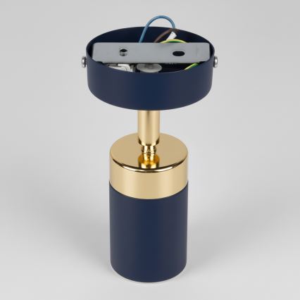 Brilagi - Wall spotlight POKER 1xGU10/25W/230V blue/gold