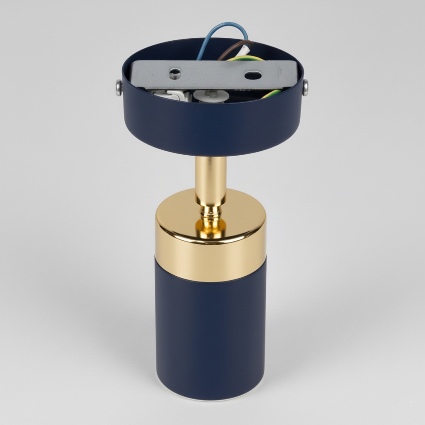 Brilagi - Wall spotlight POKER 1xGU10/25W/230V blue/gold