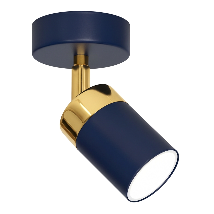 Brilagi - Wall spotlight POKER 1xGU10/25W/230V blue/gold