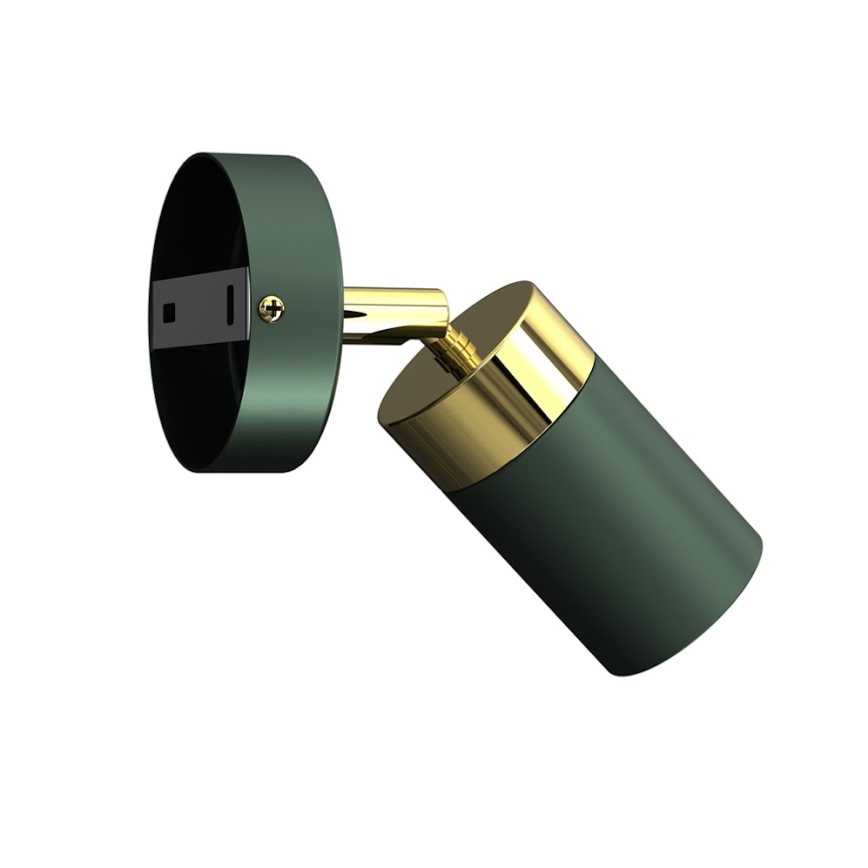 Brilagi - Wall spotlight POKER 1xGU10/25W/230V green/gold