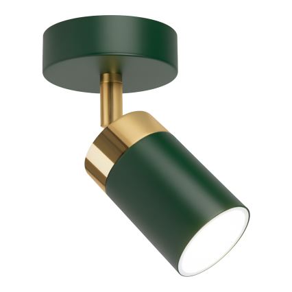 Brilagi - Wall spotlight POKER 1xGU10/25W/230V green/gold