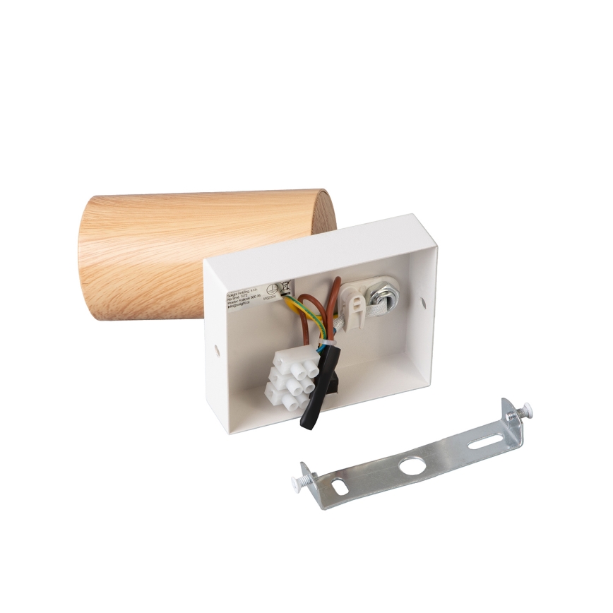 Brilagi - Wall spotlight SELE 1xGU10/30W/230V white/oak decor