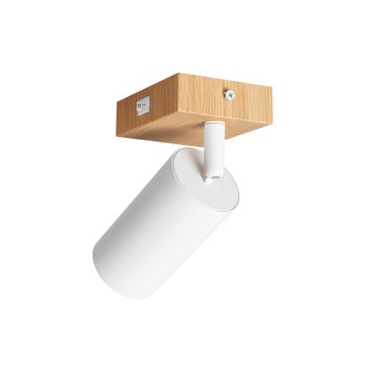 Brilagi - Wall spotlight SELE 1xGU10/30W/230V white/oak decor