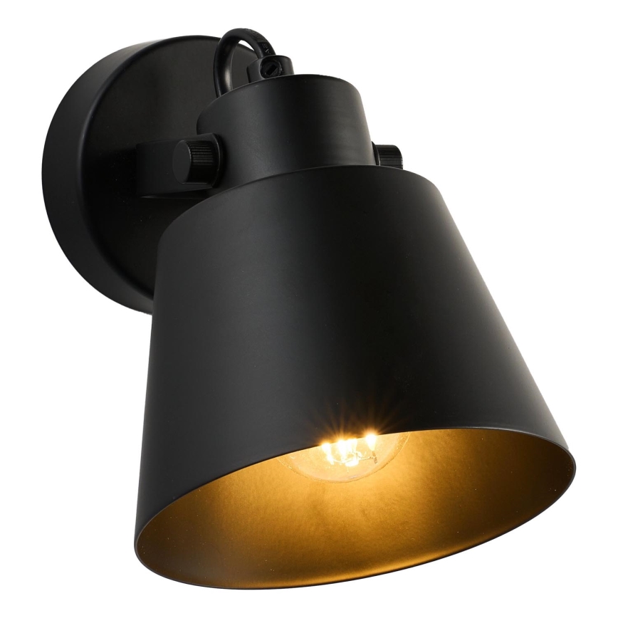Brilagi - Wall spotlight TECHNO 1xE27/60W/230V black