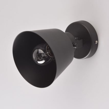 Brilagi - Wall spotlight TECHNO 1xE27/60W/230V black
