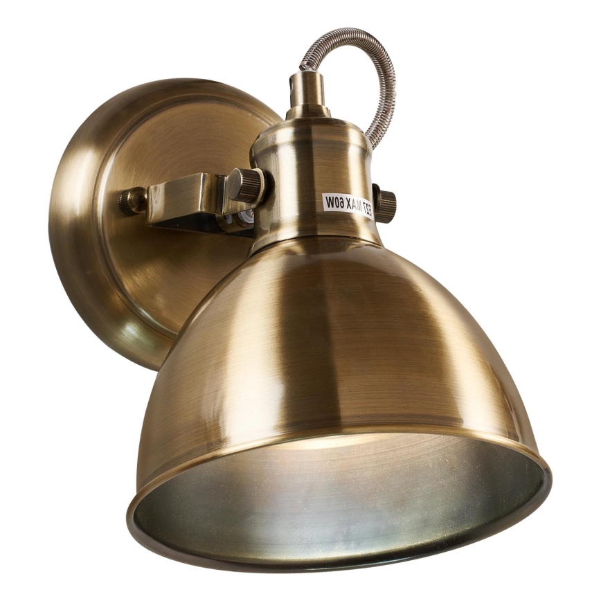 Brilagi - Wall spotlight TECHNO 1xE27/60W/230V bronze