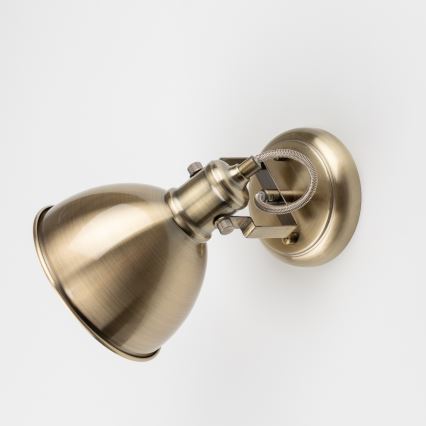 Brilagi - Wall spotlight TECHNO 1xE27/60W/230V bronze