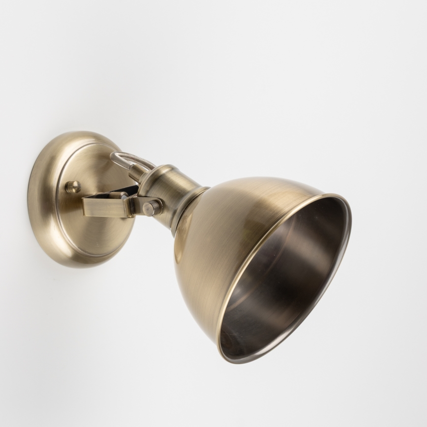 Brilagi - Wall spotlight TECHNO 1xE27/60W/230V bronze