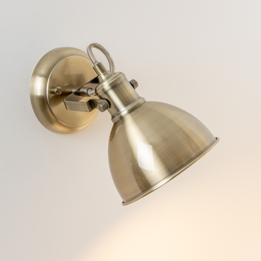 Brilagi - Wall spotlight TECHNO 1xE27/60W/230V bronze