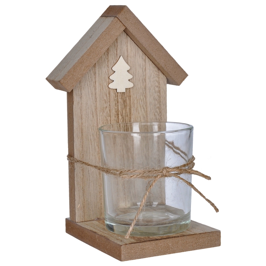 Brilagi - Wooden tea light candle holder