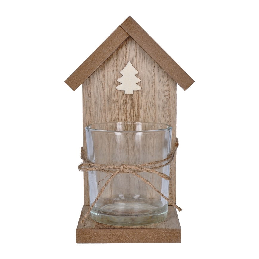 Brilagi - Wooden tea light candle holder