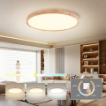 Brilagi - WOODROUND LED Ceiling Light LED/70W/230V 3000/4000/6000K Ø 80 cm Wood CRI 90