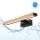 Brilagi - WOODY MIRROR 3-in-1 LED Bathroom Mirror Light 8W/230V IP44 Black/Oak