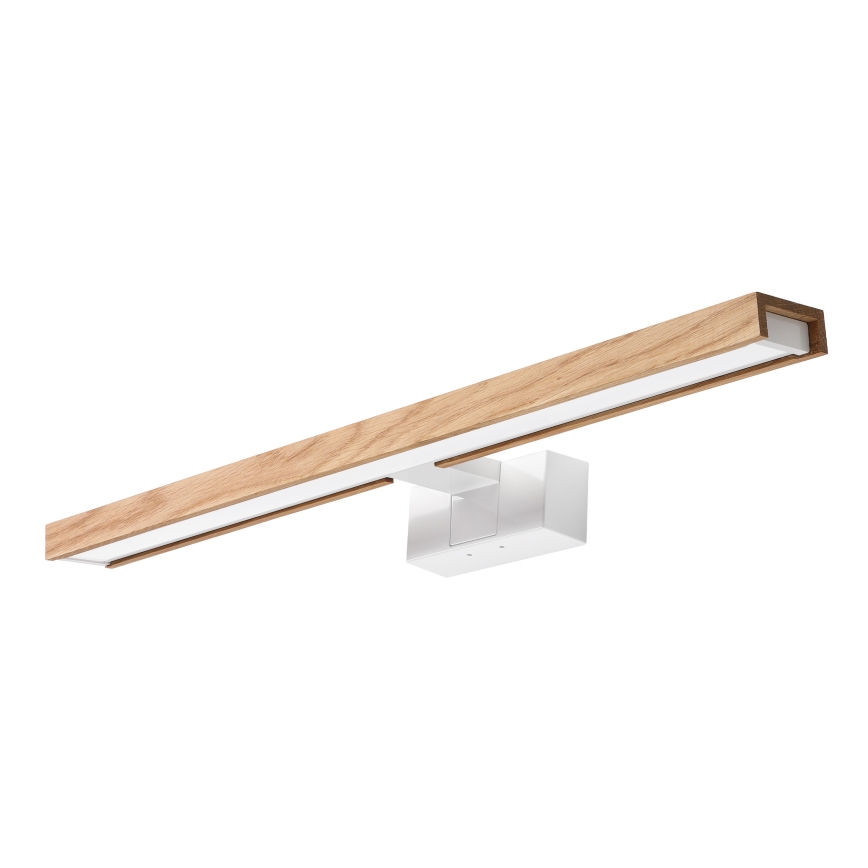 Brilagi - WOODY MIRROR 3-in-1 LED Bathroom Mirror Light LED/12W/230V 60 cm IP44 White/Oak