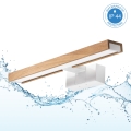 Brilagi - WOODY MIRROR LED 3-in-1 Bathroom Mirror Light, 8W/230V, 40 cm, IP44, White/Oak