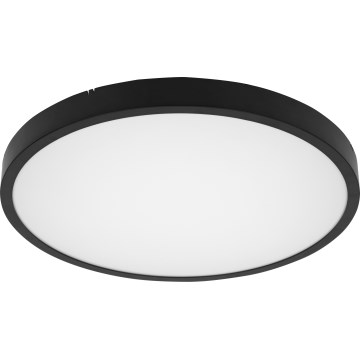 Brilagi - ZENNA LED Bathroom Ceiling Light LED/18W/230V Ø 29,5 cm IP44 Black