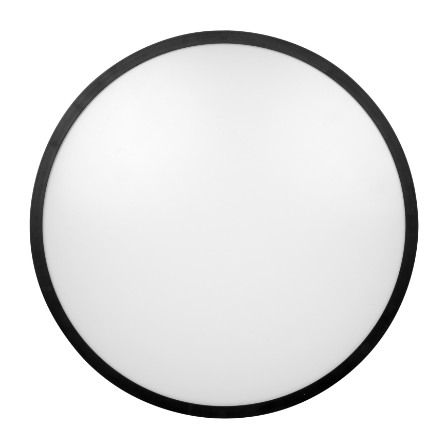 Brilagi - ZENNA LED Bathroom Ceiling Light with Sensor, 24W/230V, Ø35 cm, IP44, Black