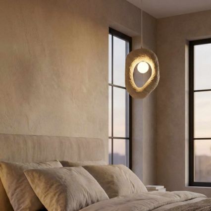 Brilagi - ZOGA Cable-Suspended Pendant 1xE27/40W/230V, Cream