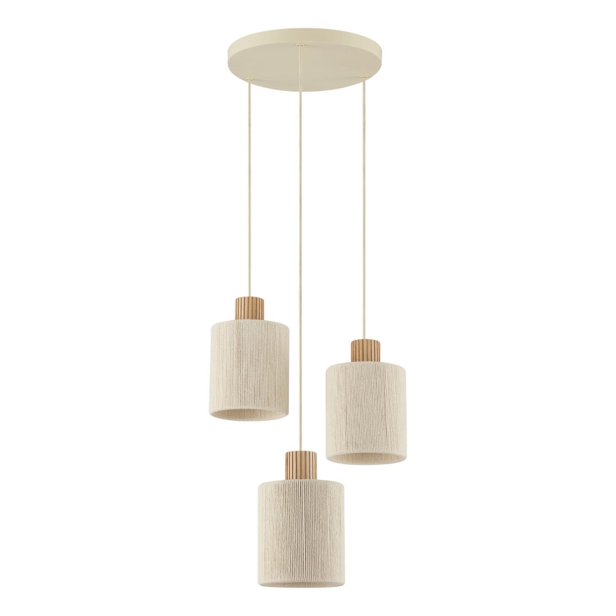 Brilliant - ARLO cable pendant light 3xE27/20W/230V Ø 40 cm cream