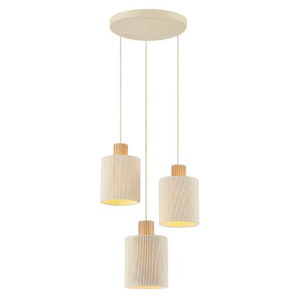 Brilliant - ARLO cable pendant light 3xE27/20W/230V Ø 40 cm cream