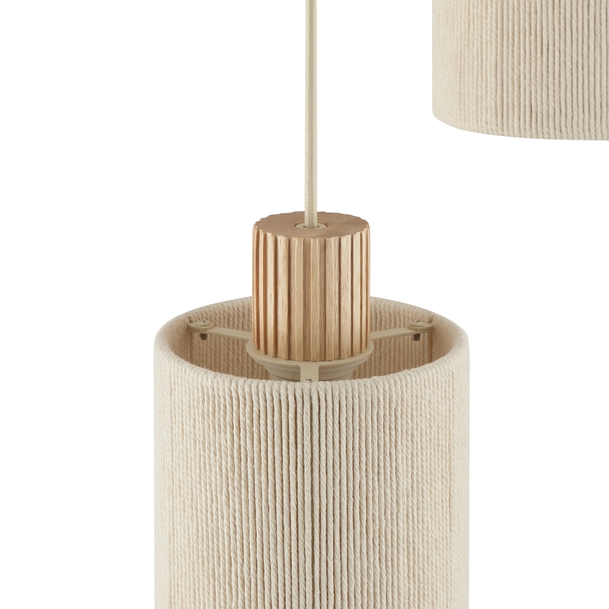 Brilliant - ARLO cable pendant light 3xE27/20W/230V Ø 40 cm cream
