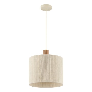 Brilliant - ARLO pendant light on cord 1xE27/20W/230V, Ø 35 cm, cream