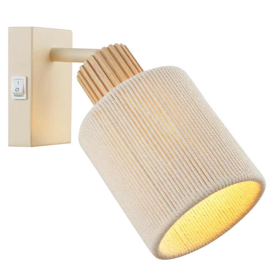 Brilliant - ARLO Wall Spotlight 1xE27/20W/230V, Cream