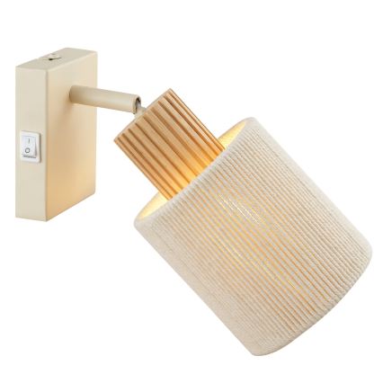 Brilliant - ARLO Wall Spotlight 1xE27/20W/230V, Cream