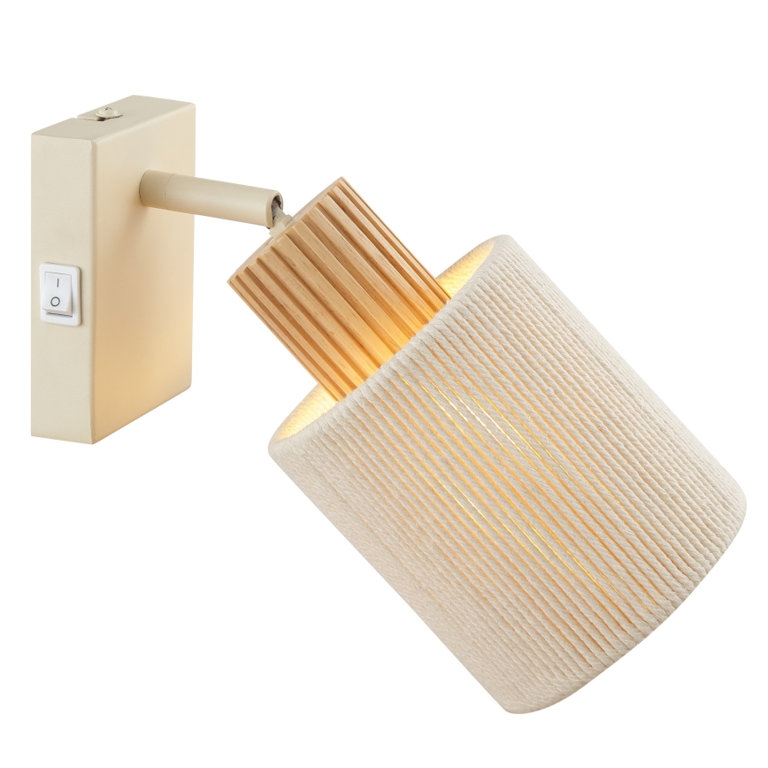 Brilliant - ARLO Wall Spotlight 1xE27/20W/230V, Cream
