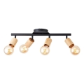 Brilliant - Bamboo 4-Light Spotlight 4xE27/28W/230V