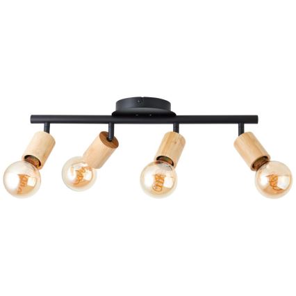 Brilliant - Bamboo 4-Light Spotlight 4xE27/28W/230V