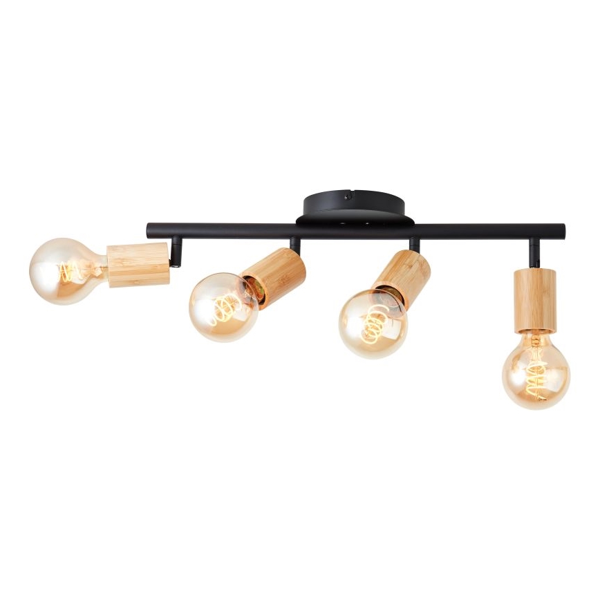 Brilliant - Bamboo 4-Light Spotlight 4xE27/28W/230V