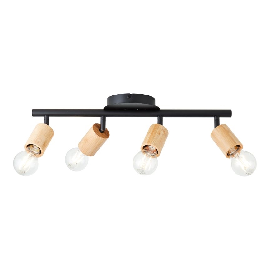 Brilliant - Bamboo 4-Light Spotlight 4xE27/28W/230V