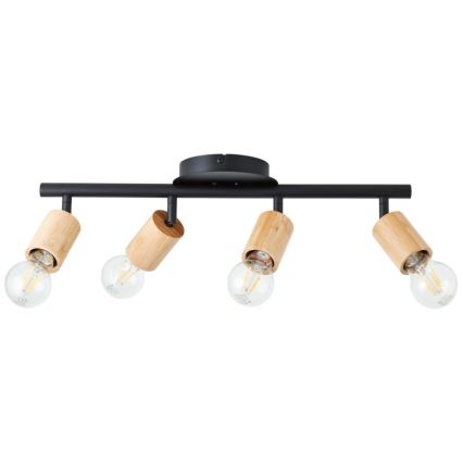Brilliant - Bamboo 4-Light Spotlight 4xE27/28W/230V