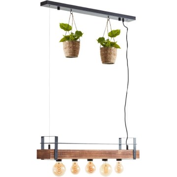 Brilliant - BANKWOOD Cable Pendant Light 5xE27/28W/230V