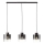 Brilliant - BETH cable pendant 3xE27/60W/230V black/smoked