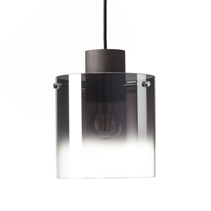 Brilliant - BETH cable pendant 3xE27/60W/230V black/smoked