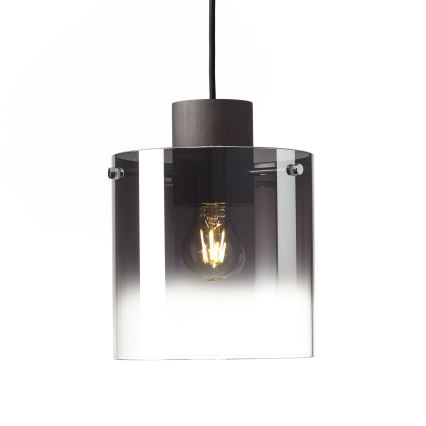 Brilliant - BETH cable pendant 3xE27/60W/230V black/smoked