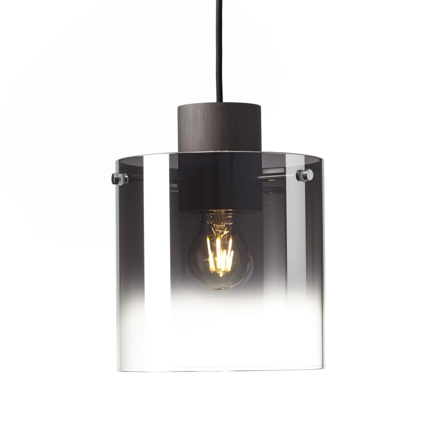 Brilliant - BETH cable pendant 3xE27/60W/230V black/smoked