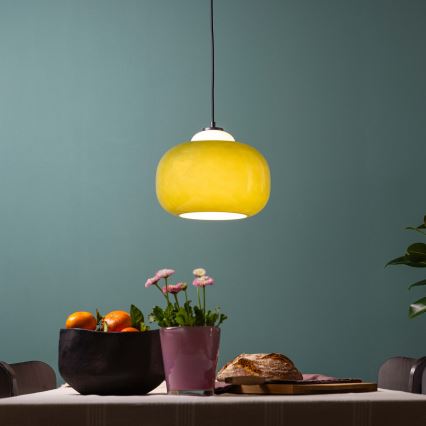 Brilliant - BLOP cable pendant lamp 1xE27/60W/230V green