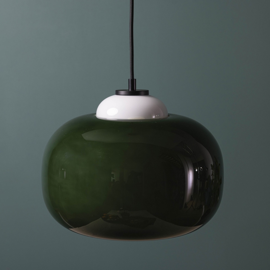 Brilliant - BLOP cable pendant lamp 1xE27/60W/230V green