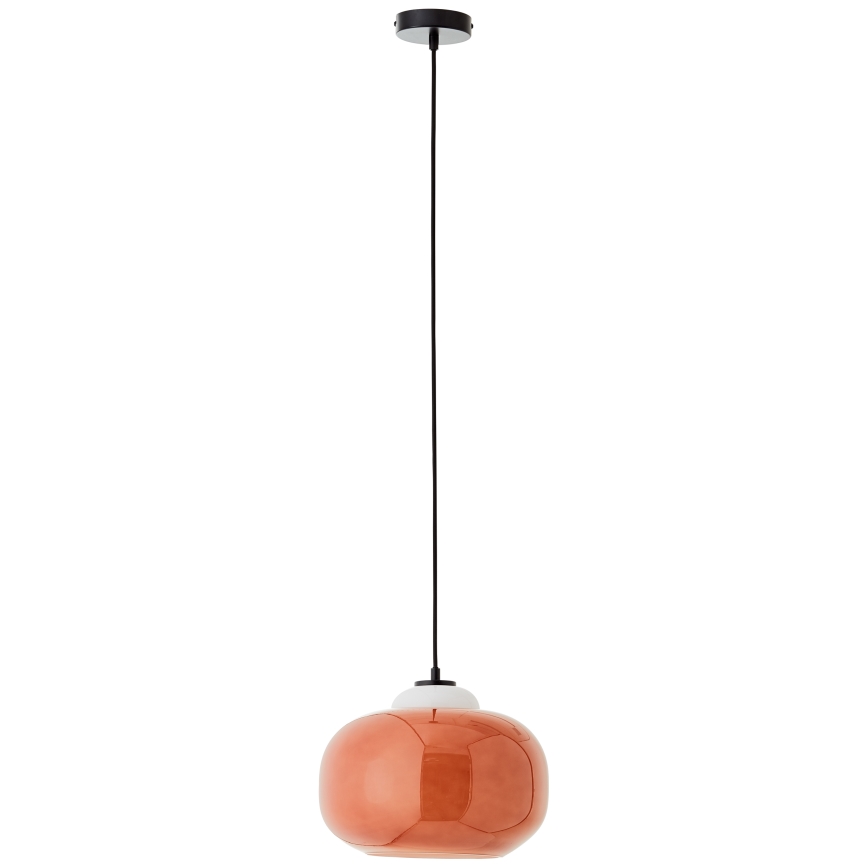 Brilliant - BLOP Pendant Light on Cable 1xE27/60W/230V, Orange