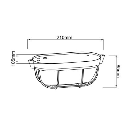 Brilliant - BOBBI Ceiling Light 1xE27/40W/230V Black