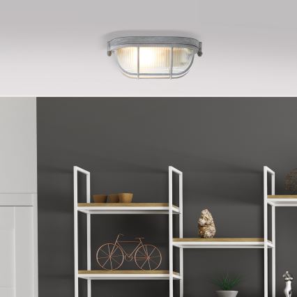 Brilliant - BOBBI Ceiling Light 1xE27/40W/230V grey