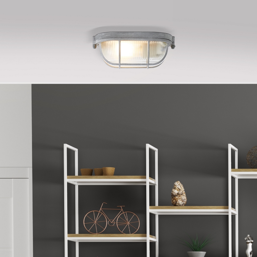Brilliant - BOBBI Ceiling Light 1xE27/40W/230V grey