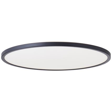 Brilliant - Dimmable BRENNAN LED Bathroom Ceiling Light, LED/35W/230V, Ø 54 cm, IP44, Black